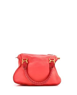 Medium Marcie Satchel Leather