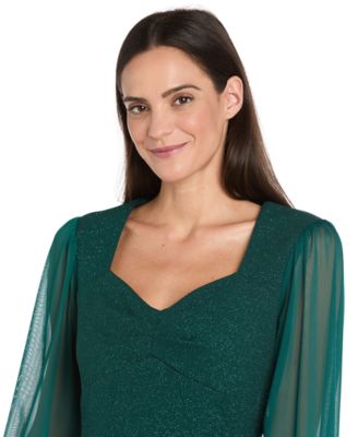 Women's Long-Sleeve Sheath Dress