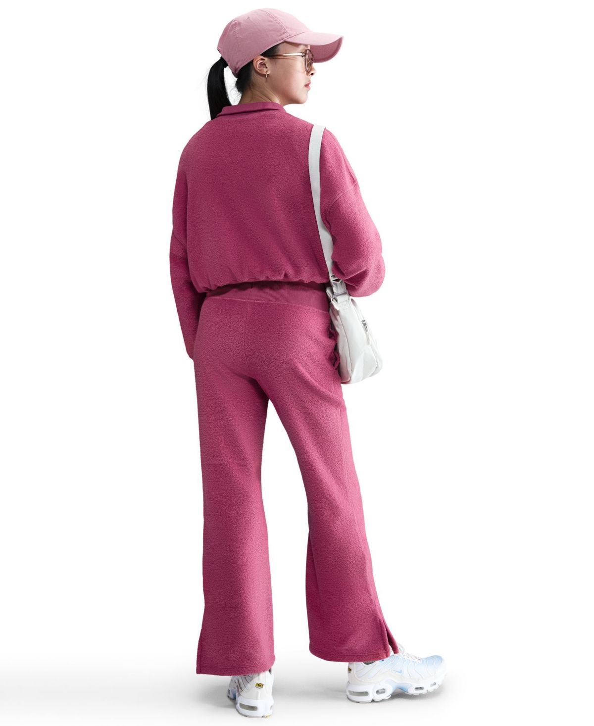 Nike Sportswear Big Kids' (girls') Fleece Pants In Pink