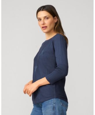 Women's Star Drop Shoulder Tunic Sweater