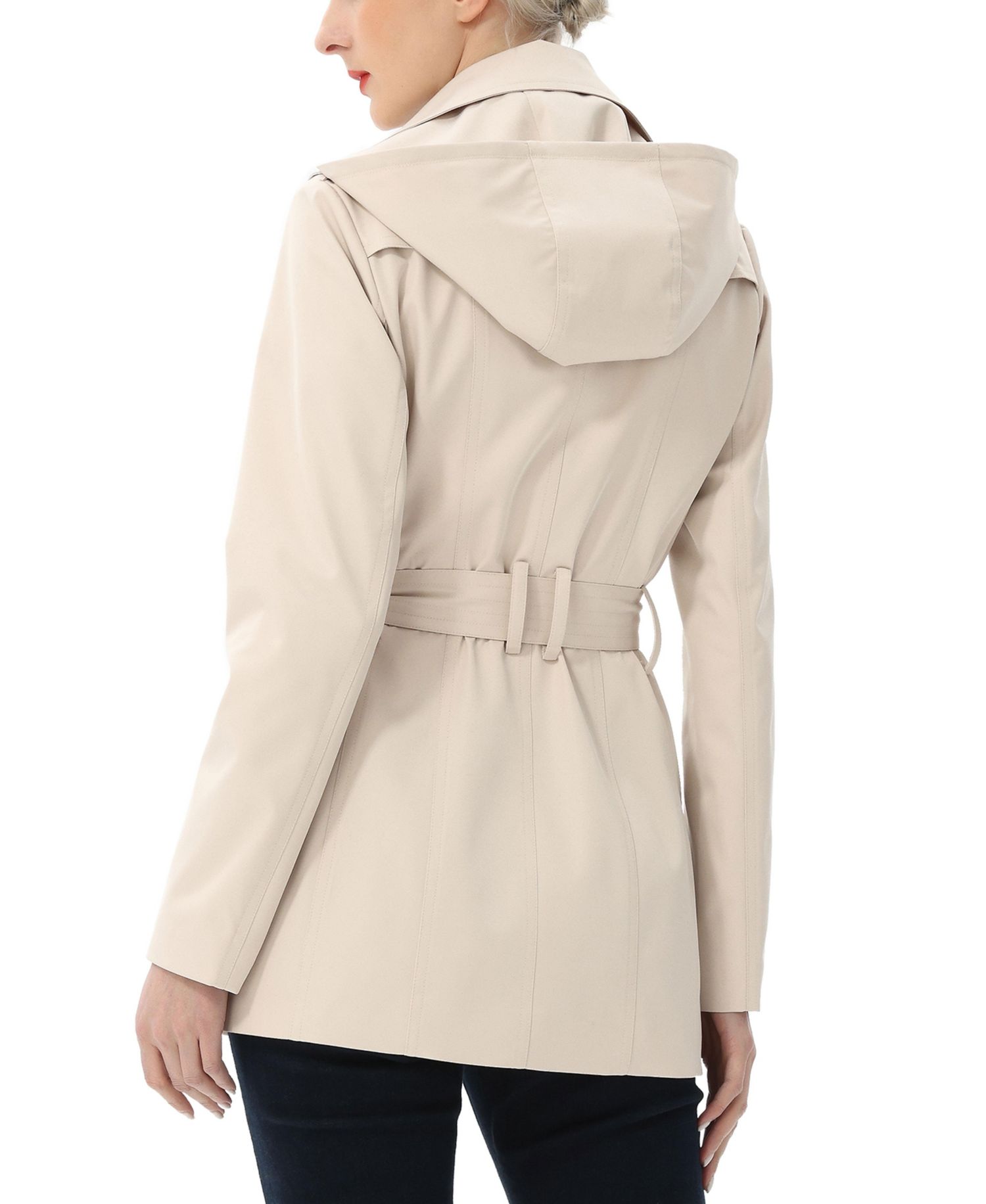 Women's kimi + kai Classic Short Trench Coat