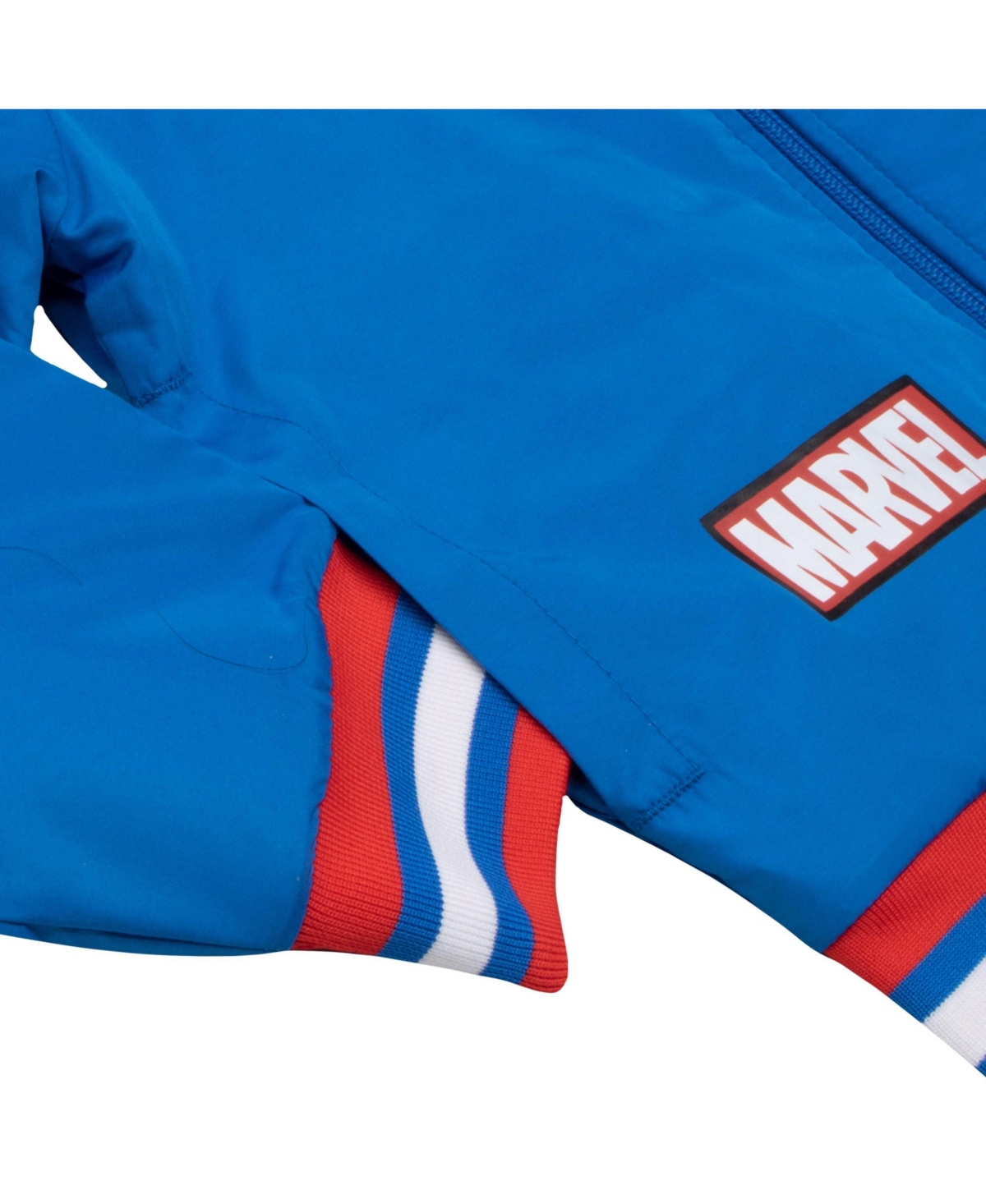 Spider-Man Little Boys Zip-Up Lightweight Graphic Print Superheroes Varsity Bomber Jacket