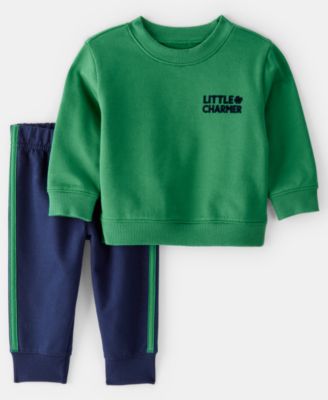 Carter's - Baby Boys 2-Piece Long-Sleeve Sweatshirt and Joggers Set