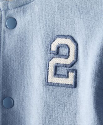 Baby Boys' French Terry Long-Sleeve Jacket, Bodysuit and Pants, 3-Piece Set