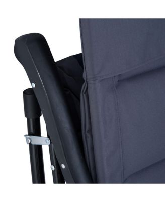 2PC Folding Outdoor Furniture Set, 2 Rocking Chairs,