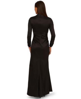 Women's V-Neck Tuxedo Dress