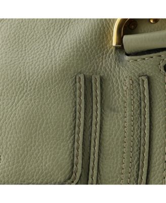 Small Marcie Satchel Leather