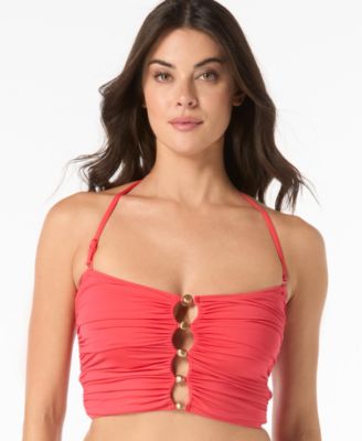 Carmen Marc Valvo - Women's Bandeau Draped Top