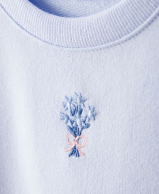 Girls' Toddler 2T-5T Floral Long-Sleeve Sweatshirt and Leggings, 2-Piece Set