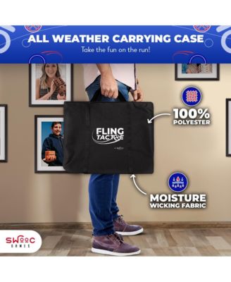 Fling Tac Toe (9ft x 9ft) Giant Tic Tac Toe Game Outdoor | Weatherproof Giant Outdoor Games for Adults and Family