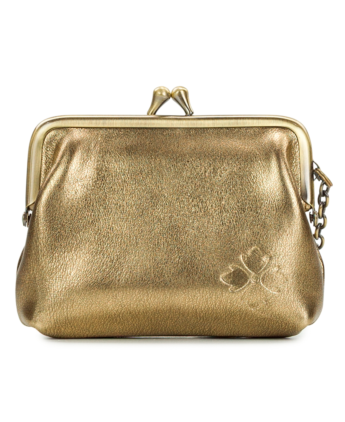 Patricia Nash Large Borse Kisslock Bag Charm In Gold
