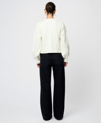 Women's Long-Sleeve Bow Detail Sweater