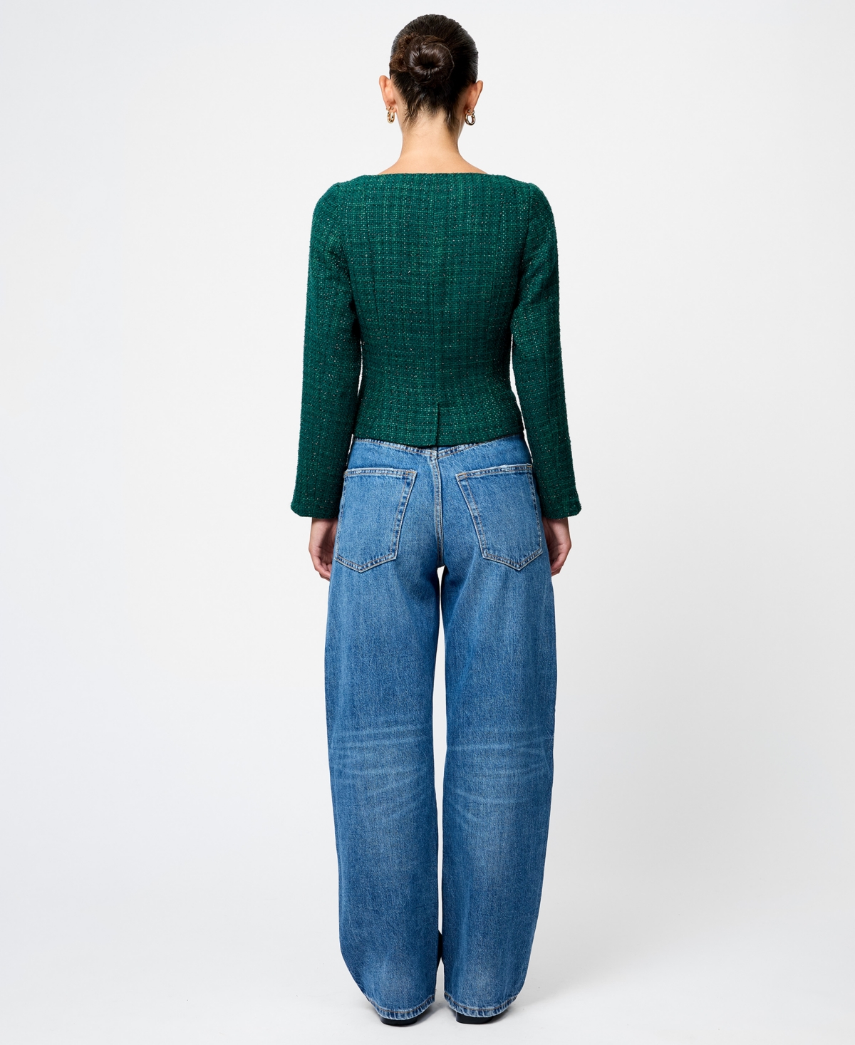 French Connection Women's Square Neck Top