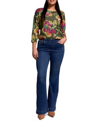 Women's Audrey Boundless Stretch Denim Pull-On Flare Jeans