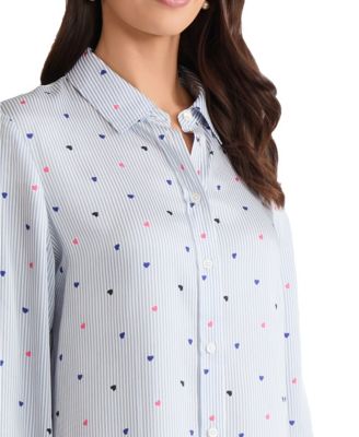 Women's Long-Sleeve Button Top