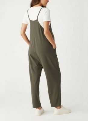 Women's Sleeveless Relaxed Fit Maternity Jumpsuit