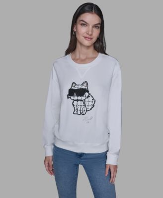 Women's Emoji Choupette Detail Sweater