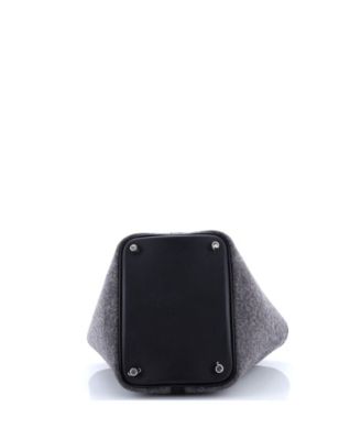 PM Picotin Lock Bag Felt with Leather