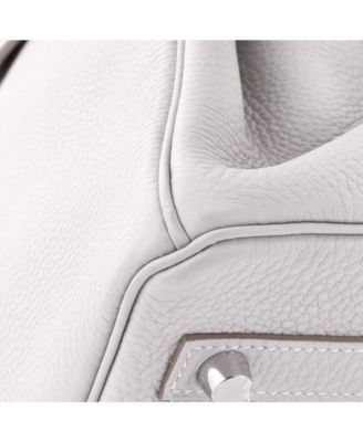 Birkin 30 Handbag Grey Togo with Palladium Hardware