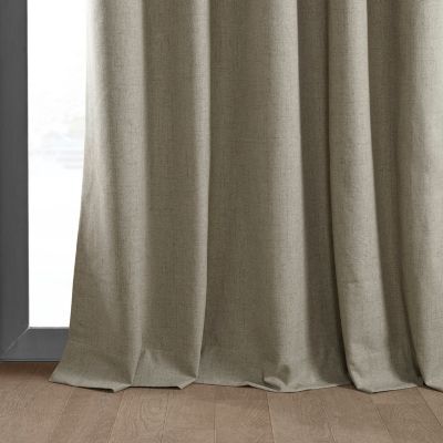 Thermal Cross Linen Weave Blackout Curtain