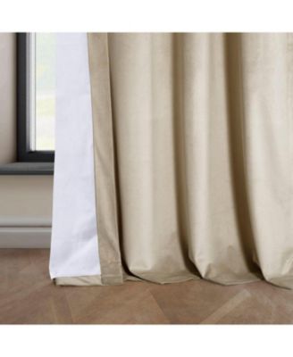 Signature Plush Velvet Hotel Blackout Curtain