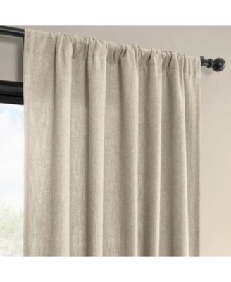 Simply Faux Linen Light Filtering Curtain Pair (2 Panels)