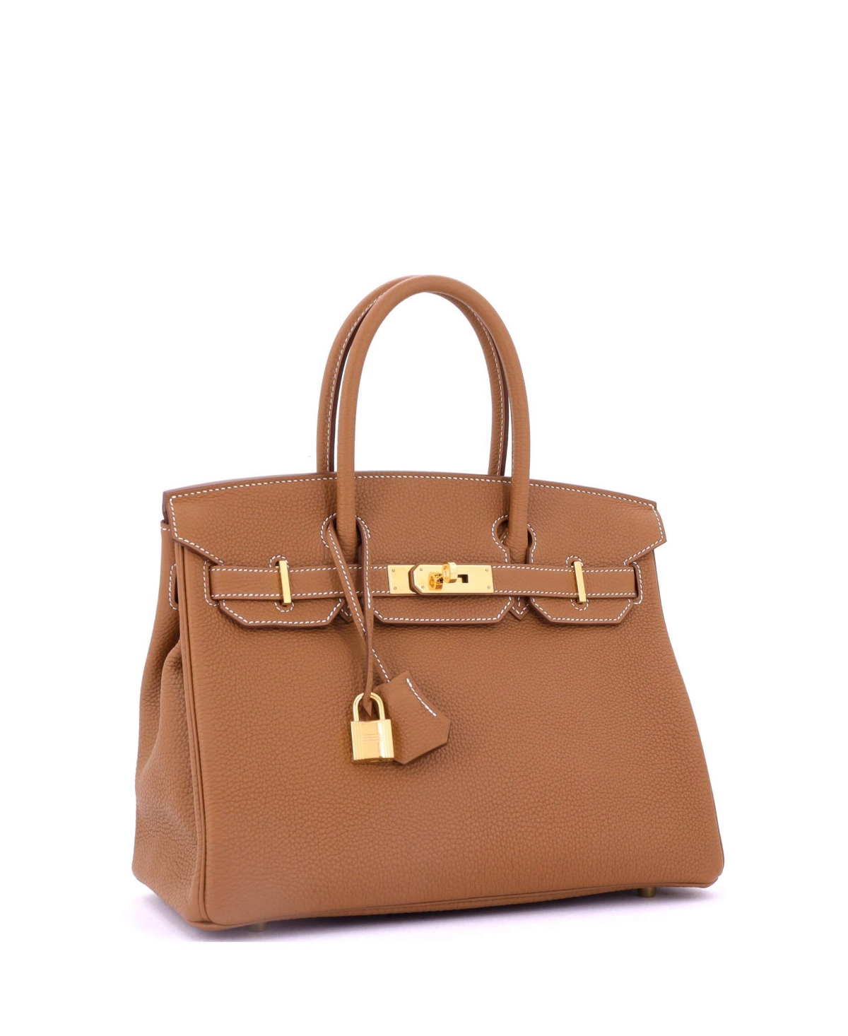 Pre-Owned Hermes Birkin Handbag Togo with Gold Hardware
