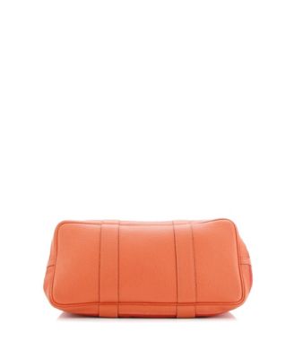 36 Garden Party Tote Toile and Leather