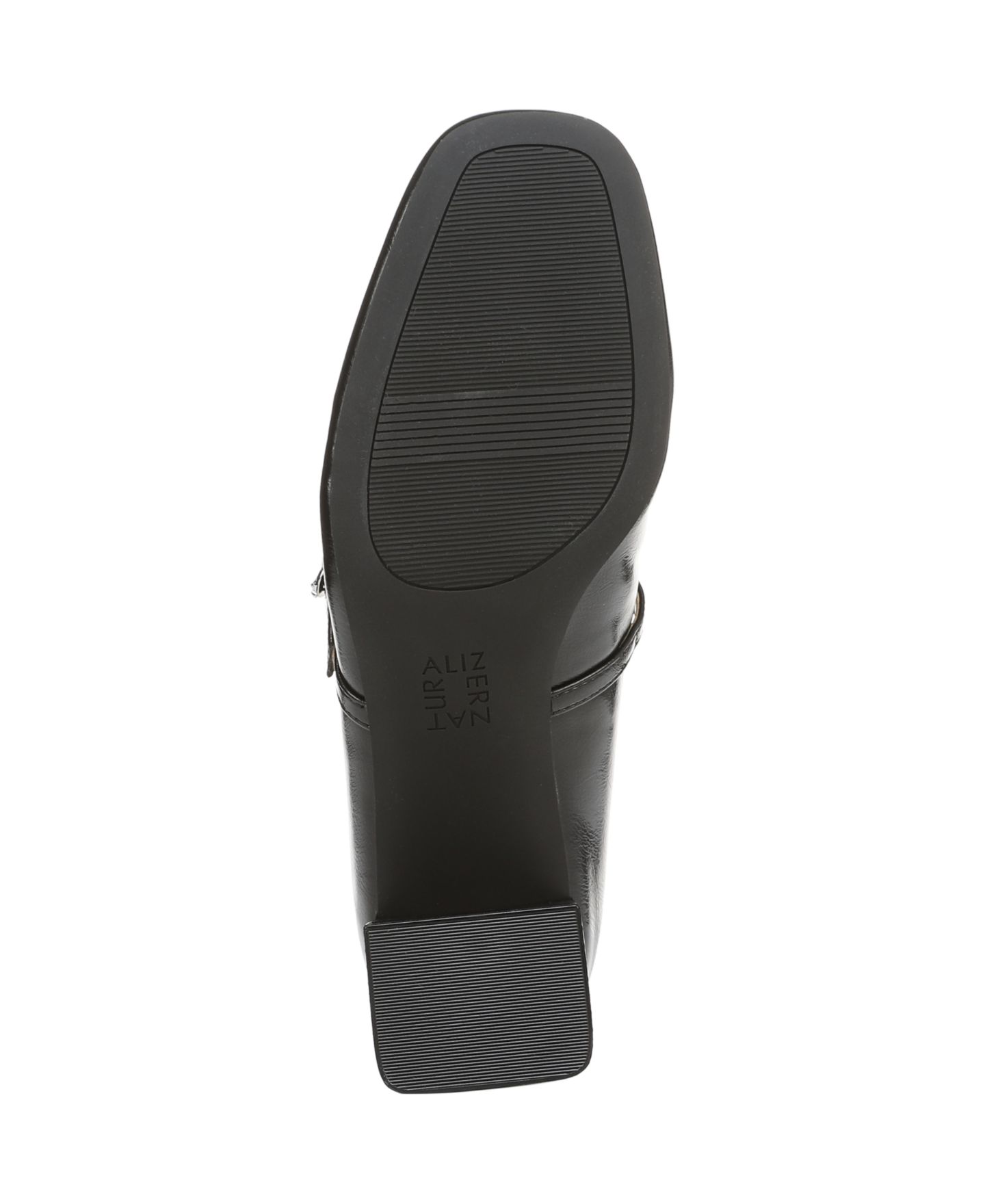 Женские туфли Naturalizer Dancing Mary-Jane Block-Heel Pumps, цвет: Чёрная искусственная кожа — фото 5