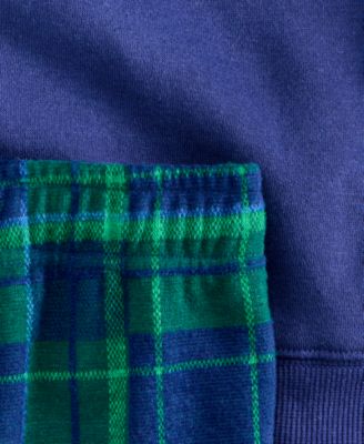 Boys Toddler 2T-4T 2-Pc. T-Rex Shirt & Plaid Pants Set, Macy's Exclusive