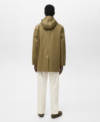 Men's Water-Repellent Hooded Parka