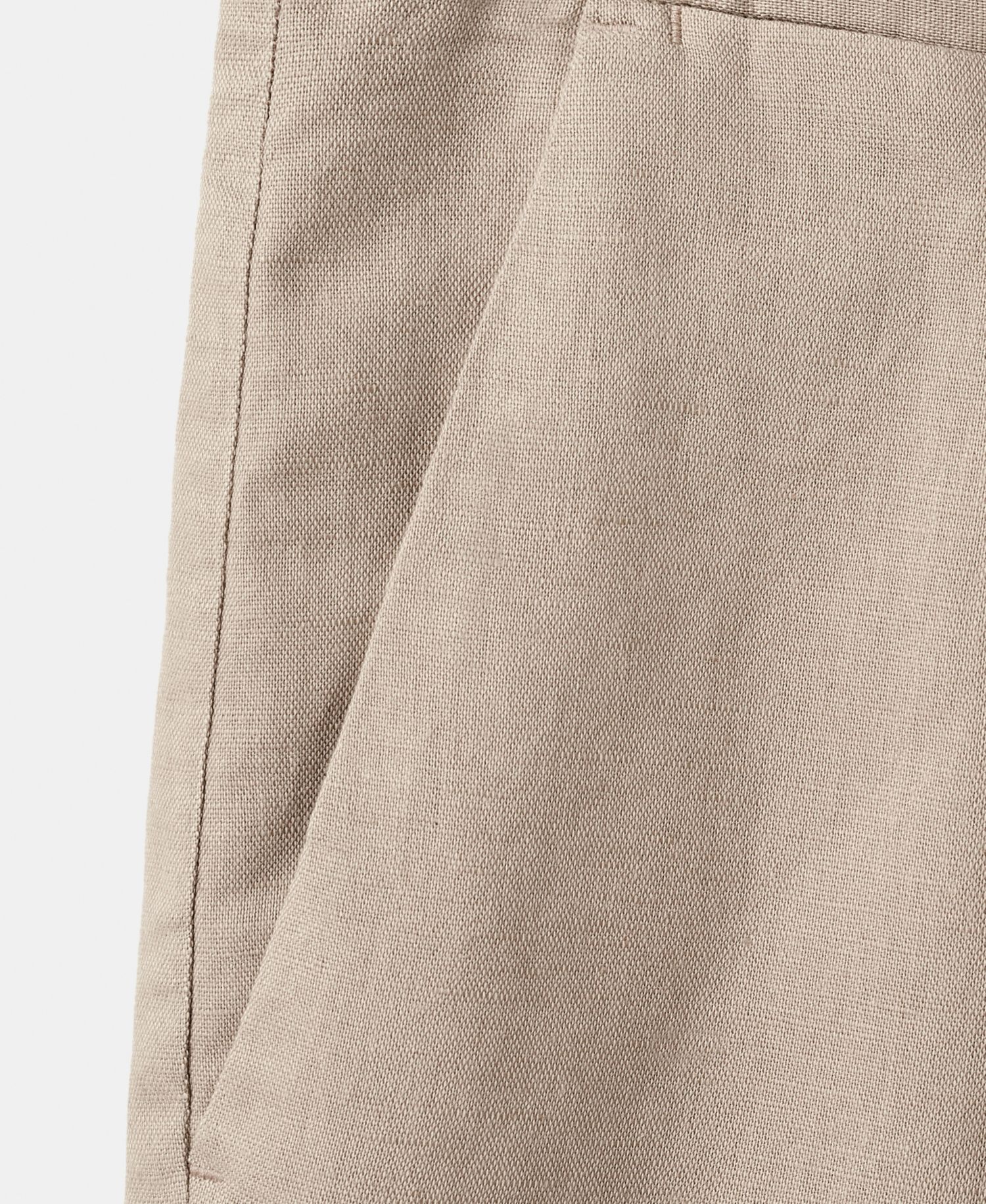 Men's Linen-Cotton Blend 9.29" Bermuda Shorts