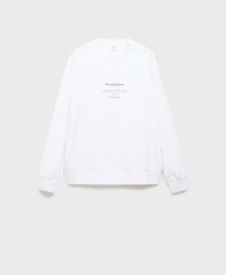 Men's Cotton Text Sweatshirt