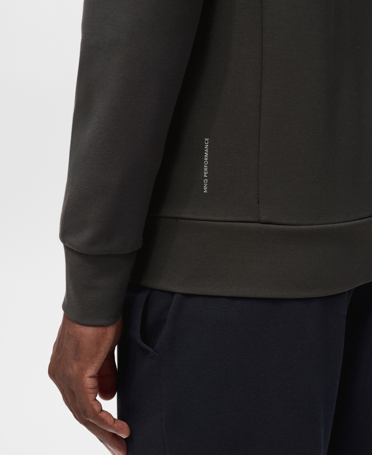 Mango Men's Regular-Fit Technical Sweatshirt