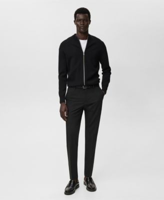 Men's Zipped Knit Cardigan