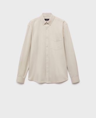 Men's Cotton Regular Fit Pocket Shirt