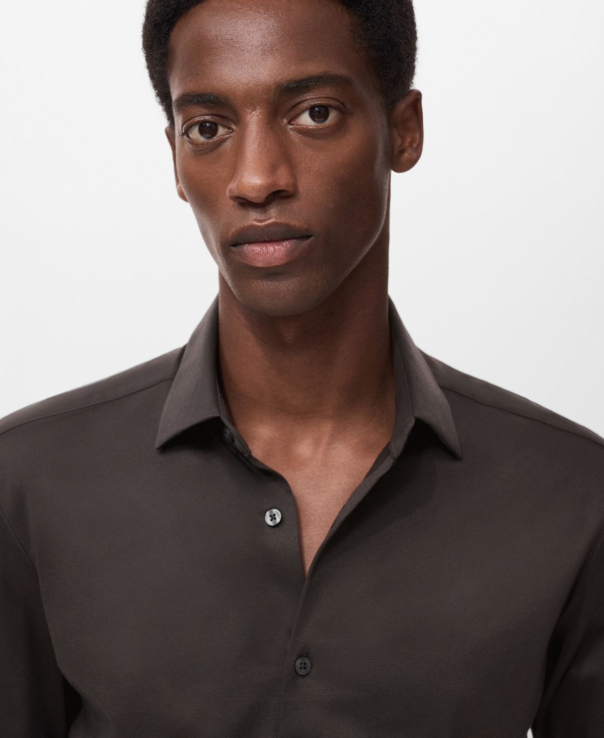 Mango Men's Comfort Stretch Non-Iron Shirt