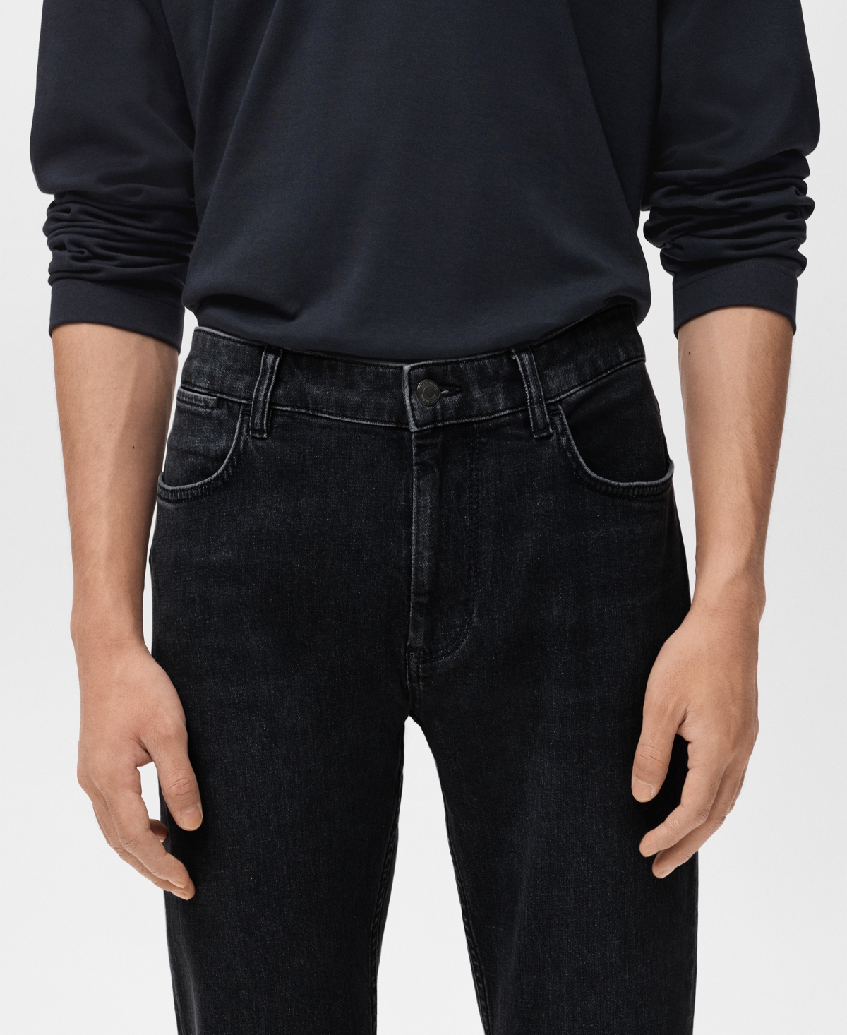 Mango Men's Slim Fit Ultra Soft Touch Patrick Jeans