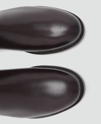 Men's Polished Leather Chelsea Boots