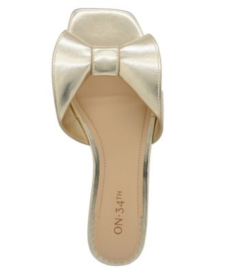 Women's Pearlaa Square Toe Flat Sandals, Macy's Exclusive