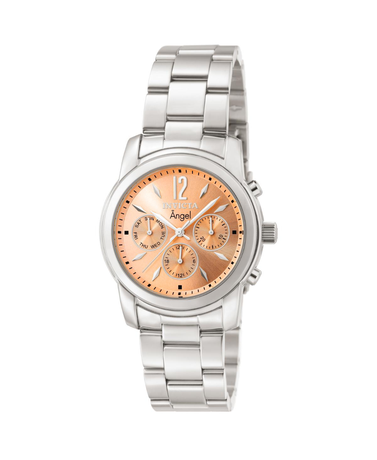 Invicta Women's 0462 Angel Quartz Chronograph Rose Gold Dial Watch