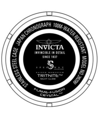 Men's 26299 Speedway Quartz Multifunction Silver Dial Watch