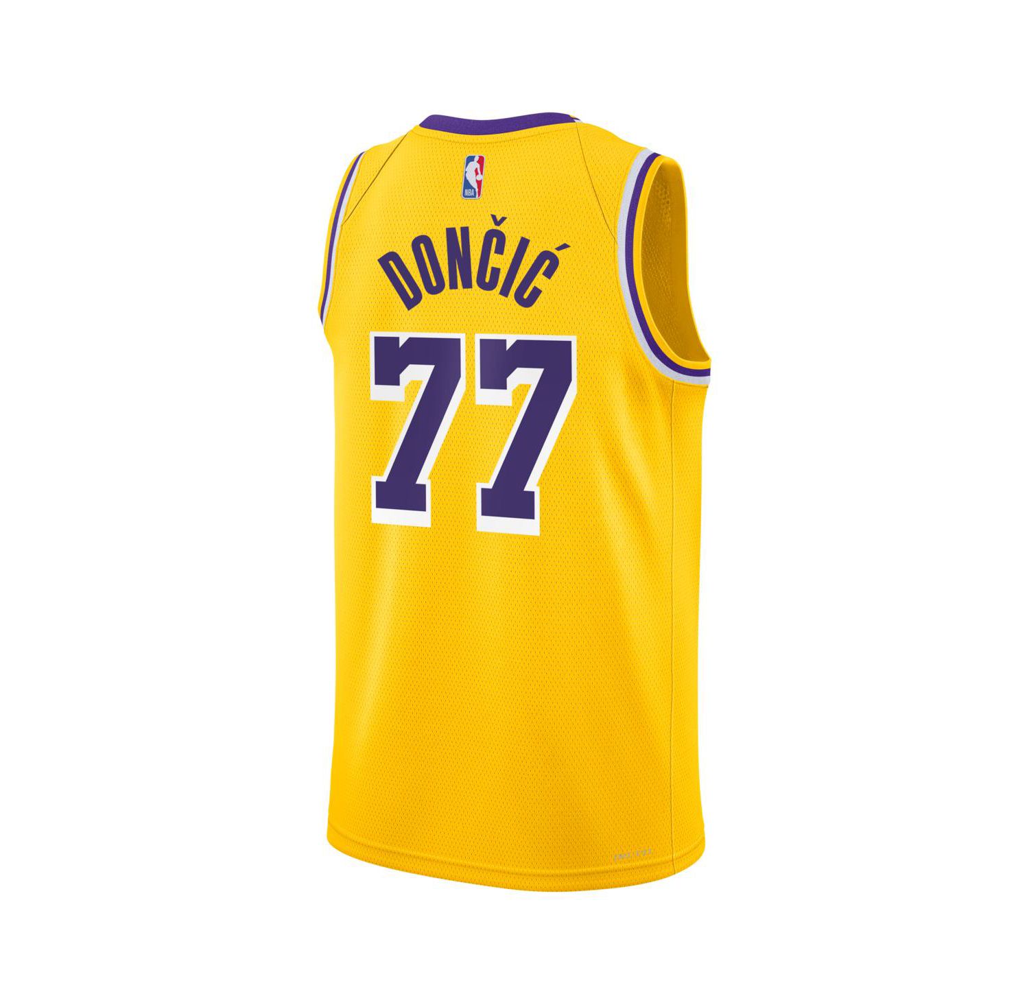 Men's and Women's Luka Doncic Gold Los Angeles Lakers Swingman Jersey - Icon Edition