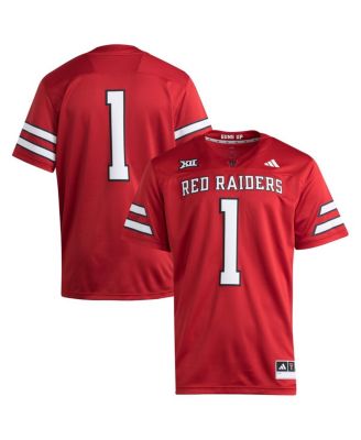 adidas - Men's 1 Red Texas Tech Red Raiders Premier Jersey