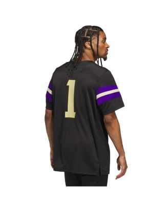 Men's 1 Black Washington Huskies Premier Strategy Jersey