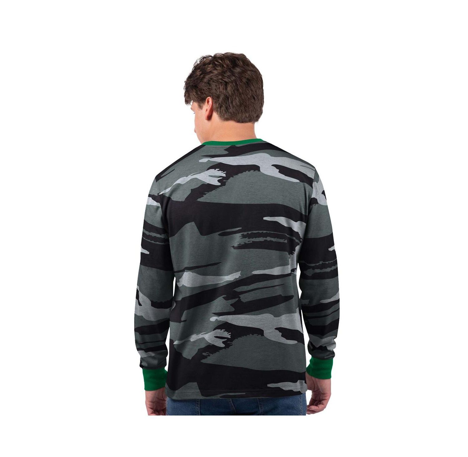 Men's Gray Philadelphia Eagles Thursday Night Gridiron Logo Long Sleeve T-Shirt