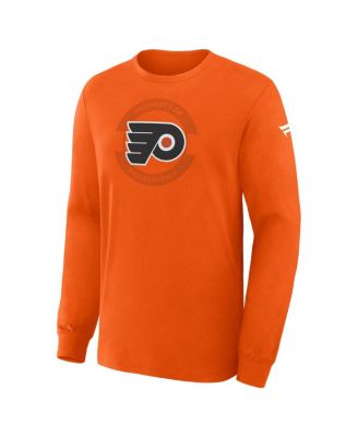 Men's Orange Philadelphia Flyers Authentic Pro Property Of Practice Long Sleeve T-Shirt