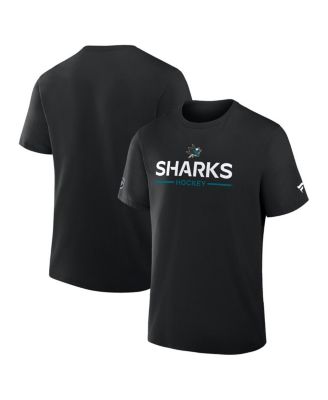 Fanatics - Men's Black San Jose Sharks Authentic Pro Primary T-Shirt