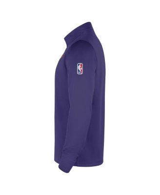 Men's Purple Phoenix Suns 2025/26 Authentic Coaches Quarter-Zip Dri-Fit Sweatshirt