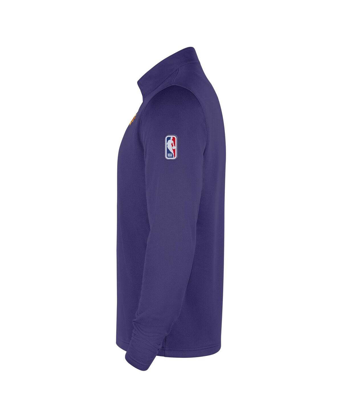 Nike Men's Purple Phoenix Suns 2025/26 Authentic Coaches Quarter-Zip Dri-Fit Sweatshirt